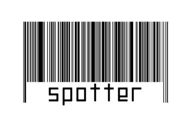 Dijitalleştirme kavramı. Altında yazıtlar bulunan siyah yatay çizgilerin barkodu.