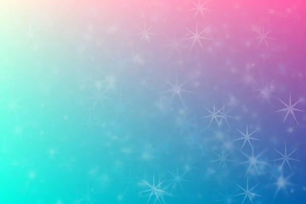 Bright Abstract Background Star Shaped Bokeh Color Transitions — Stock Photo, Image