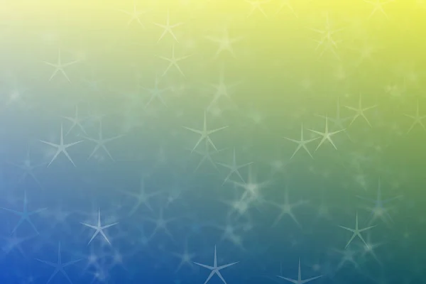 Beige Bis Grün Abstrakter Defokussierter Hintergrund Mit Sternförmigen Bokeh Flecken — Stockfoto