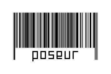 Beyaz arkaplanda barkod ve altında da yazı karakteri var. Ticaret ve küreselleşme kavramı