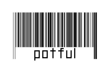 Dijitalleştirme kavramı. Altında yazılar bulunan siyah yatay çizgilerin barkodu.