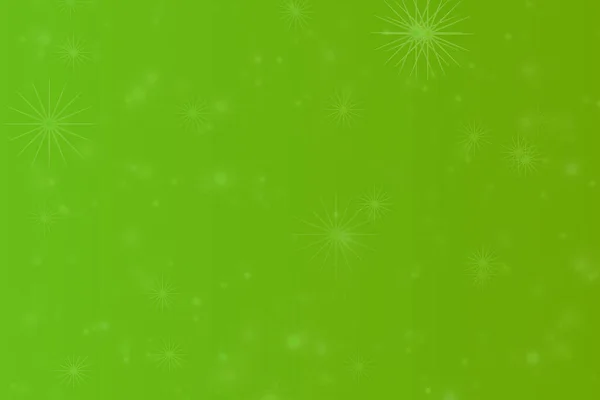 緑の抽象的背景星の形をしたボケスポット — ストック写真