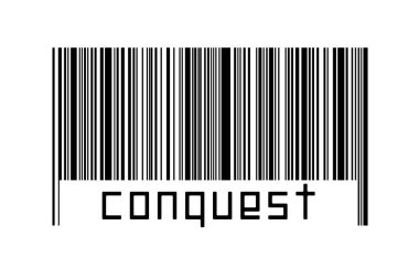 Dijitalleştirme kavramı. Altında yazıt fethi olan siyah yatay çizgilerin barkodu.