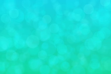 Turkuaz soyut bokeh arkaplanı.