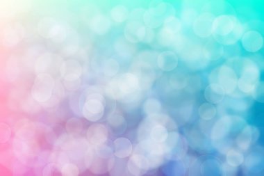 Çember şekilli bokeh ve renk geçişleriyle parlak soyut arkaplan