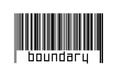 Dijitalleştirme kavramı. Altında yazı sınırı bulunan siyah yatay çizgilerin barkodu.