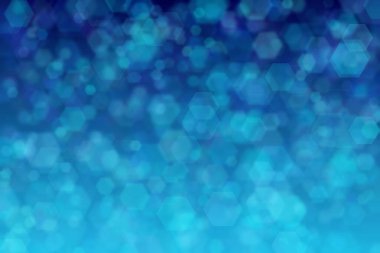 Güzel bir armonik arka plan. Koyu maviden açık maviye ve altıgen şekilli beneklere geçiş.