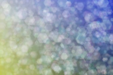 açık ve koyu gri soyut odaklanmamış arkaplan altıgen şekilli bokeh noktaları ile