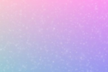 Soyut renkli arkaplan, menekşe ve pembe değişimler ve yıldız şekilli noktalar.