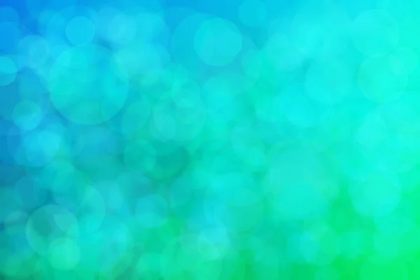 Πράσινο Και Μπλε Αφηρημένη Defocused Φόντο Σχήμα Κύκλου Bokeh Κηλίδες — Φωτογραφία Αρχείου