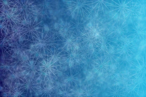 Κρύο Χειμερινό Υπόβαθρο Αστέρια Μπλε Φόντο Μεταβάσεις Σκουρόχρωμης Προς Φωτεινής — Φωτογραφία Αρχείου