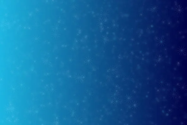 Κρύο Χειμερινό Υπόβαθρο Αστέρια Μπλε Φόντο Μεταβάσεις Σκουρόχρωμης Προς Φωτεινής — Φωτογραφία Αρχείου