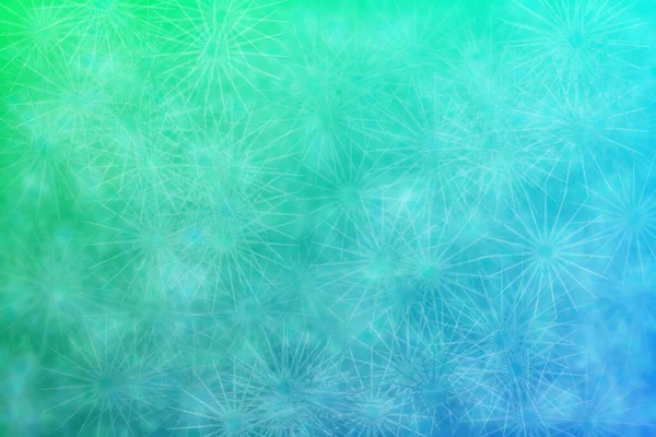 Πράσινο Και Μπλε Αφηρημένη Defocused Φόντο Αστέρι Σχήμα Bokeh Κηλίδες — Φωτογραφία Αρχείου