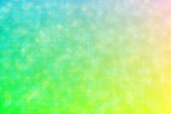 Abstract Summer Background Blue Yellow Gradient Star Shaped Spots — Stock Photo, Image