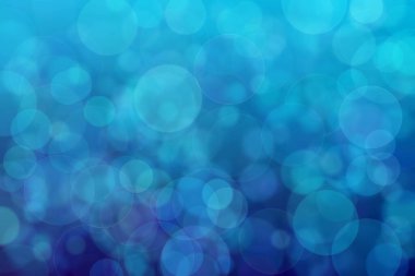 koyu mavi ve mavi soyutlanmış arka plan daire şeklindeki bokeh noktalarıyla