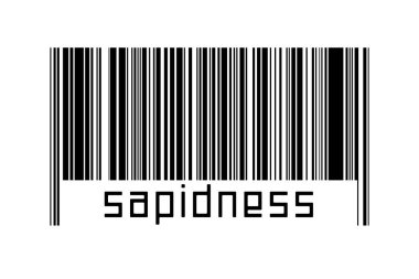Beyaz arka planda barkod ve yazıt sapkınlığı var. Ticaret ve küreselleşme kavramı