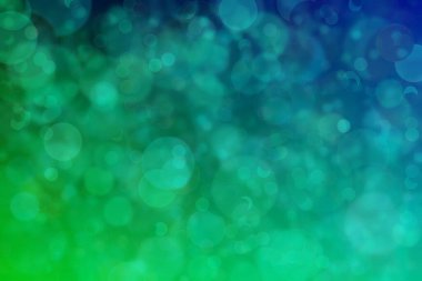 Nane yeşilinden koyu yeşil soyut çözünmüş arka plana daire şeklindeki bokeh noktalarıyla