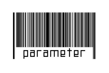 Dijitalleştirme kavramı. Altında yazı parametresi bulunan siyah yatay çizgilerin barkodu.