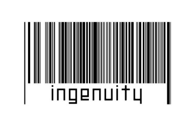 Dijitalleştirme kavramı. Altında yazıtlar bulunan siyah yatay çizgilerin barkodu.