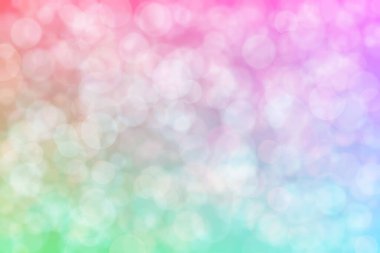 Pembe ve mavi renklere sahip soyut arkaplan ve bunların geçiş ve bulanık ışık noktaları.