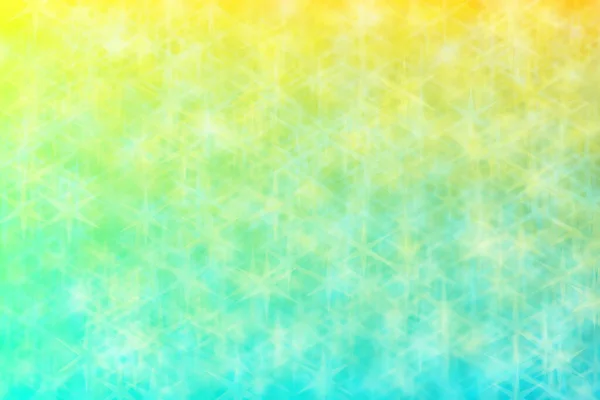Abstract Summer Background Blue Yellow Gradient Star Shaped Spots — Stock Photo, Image