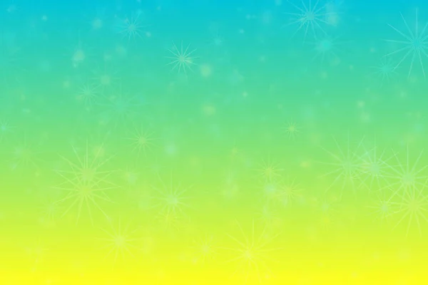 Синий Желтый Абстрактный Разряженный Фон Звёздной Формой — стоковое фото