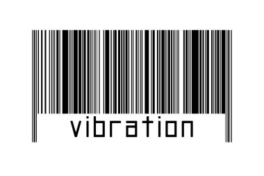 Dijitalleştirme kavramı. Altında yazıt titreşimleri olan siyah yatay çizgilerin barkodu.