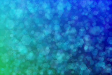 Güzel bir armonik arka plan. Koyu maviden açık maviye ve altıgen şekilli beneklere geçiş.