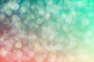 Soğuk, sıcak renklerin ve bokeh 'in geçişleriyle harmonik değişim. Soyut arkaplan