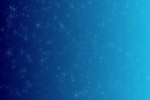 Cold Winter Background Stars Blue Background Dark Light Gradient Transitions — Stock Photo, Image