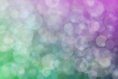 Harmonik renklere sahip güzel soyut bir arka plan. Yumuşak bokeh ışık noktaları.