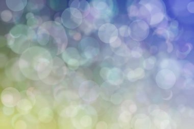 Bokeh ile soyut bir arkaplan. Yumuşak ışık odaklı noktalar.