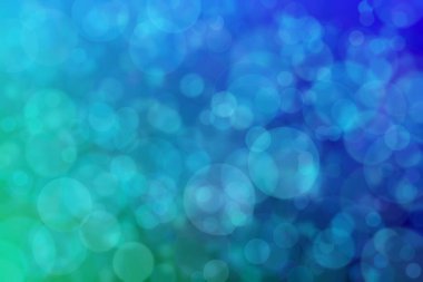 koyu mavi ve mavi soyutlanmış arka plan daire şeklindeki bokeh noktalarıyla