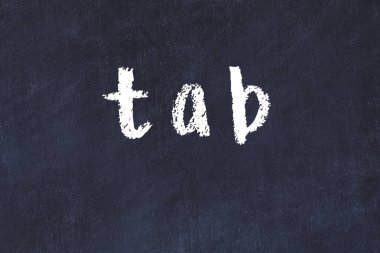 Üzerinde el yazısıyla yazılmış yazı tahtası olan üniversite yazı tahtası