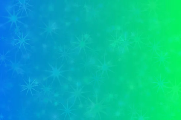 Зеленый Синий Абстрактные Фон Переходом Цвета Зеленого Синему Звездообразные Пятна — стоковое фото