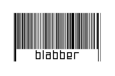 Dijitalleştirme kavramı. Altında yazıt boşluğu olan siyah yatay çizgilerin barkodu.