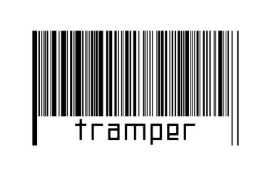 Dijitalleştirme kavramı. Altında yazıtlar olan siyah yatay çizgilerin barkodu.