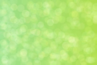 Doğal yeşil soyut arkaplan. Yumuşak ışık odaklı noktalar