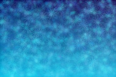 Güzel bir armonik arka plan. Koyu maviden açık maviye ve yıldız şekilli beneklere.