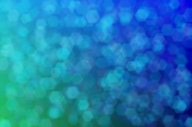 Güzel bir armonik arka plan. Koyu maviden açık maviye ve altıgen şekilli beneklere geçiş.