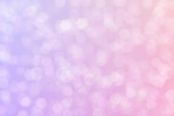 Pink Abstract Defocused Background Hexagon Shape Bokeh Spots — Stock Photo, Image