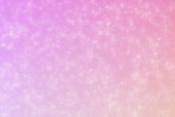 Pink Abstract Defocused Background Star Shape Bokeh Spots — Stock Photo, Image