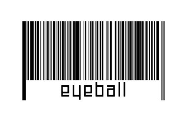 Dijitalleştirme kavramı. Altında yazıt gözü olan siyah yatay çizgilerin barkodu.