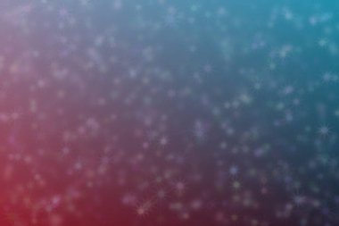 Açık griden koyu gri soyut arkaplana yıldız şekli bokeh noktalarıyla odaklanmış