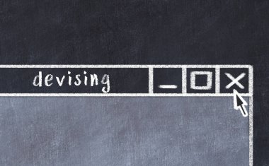 Tarayıcı penceresini sayfa başlığı yazıtlarıyla kapatma skeci  