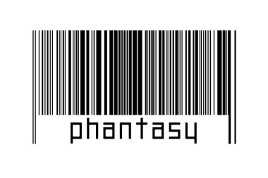 Dijitalleştirme kavramı. Altında yazı fantazisi olan siyah yatay çizgilerin barkodu.