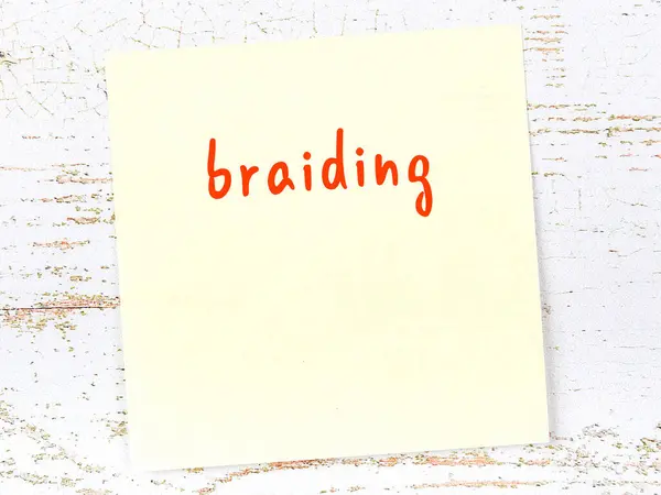 Tahta duvarda el yazısıyla örülmüş sarı yapışkan bir not.