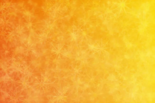 Warm Beautiful Orange Yellow Background Star Pattern Bokeh — Stock Photo, Image