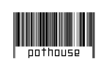 Dijitalleştirme kavramı. Altında yazıtlar bulunan siyah yatay çizgilerin barkodu.