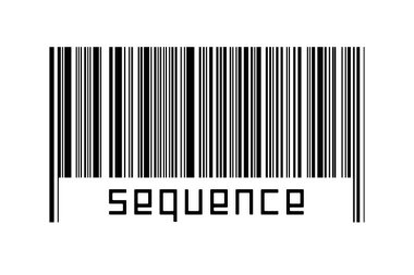 Dijitalleştirme kavramı. Altında yazı dizisi bulunan siyah yatay çizgilerin barkodu.